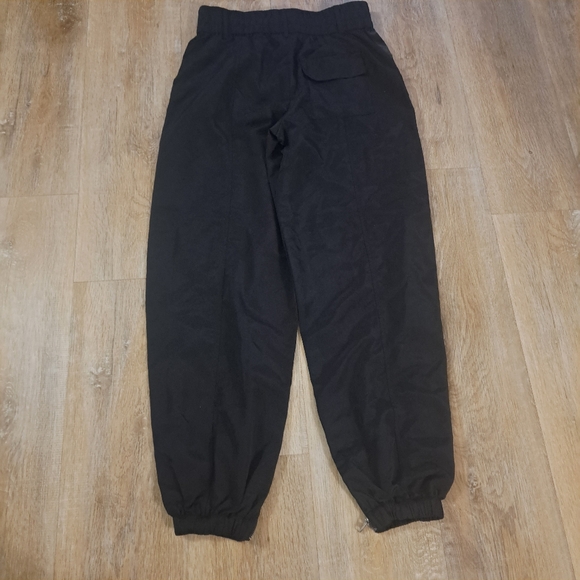 Future Collective Black Track Jogger Pants with Zipper Detail Women's Size XXS - Picture 3 of 8